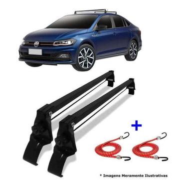 Imagem de Rack De Teto Bagageiro + 2 Elasticos Virtus Ano 18/22 - Vhip