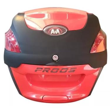 Imagem de Bauleto De Motos 41 Litros Baú Para Motocicletas Carga Esporte Moto Universal (Vermelho)