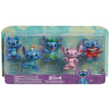 Imagem de 5 Mini Bonecos De 7Cm Do Stitch Colecionáveis - Disney