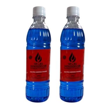 Imagem de Fluido Normal Citronela Para Vela Lamparinas Tocheiros - 500ml (Azul, 2)