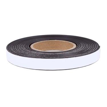 Imagem de Rolo de fita magnética Forte adesivo Backing Diy Craft flexível Durável para Escola de Office de Officiário de Office Black Fridge Magnet Strip 10m