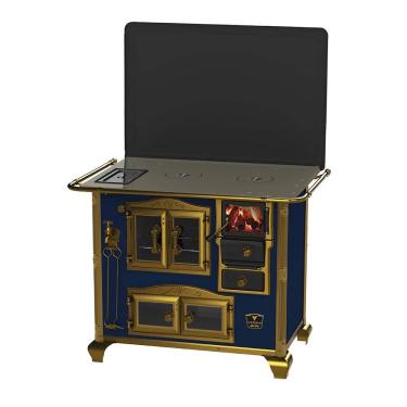 Imagem de Fogao a Lenha Venax n 2 Imperador Vitreo Azul SE