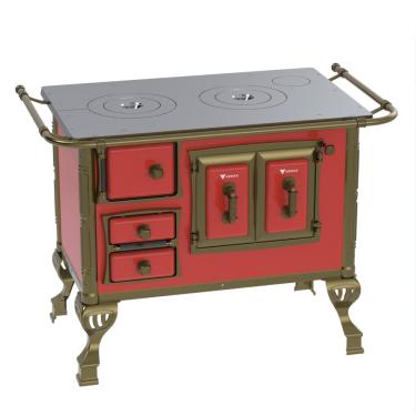 Imagem de Fogao a Lenha Venax n 1 Colonial Vermelho SD