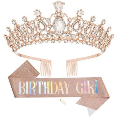 Imagem de Tiara and Crown Birthday Girl Papoopy para mulheres e meninas