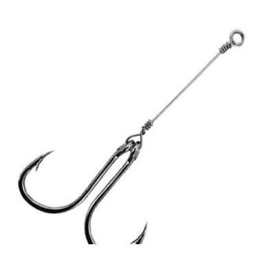 Imagem de Anzol Chinu Black n2 Encastoado Duplo - 5 Pares