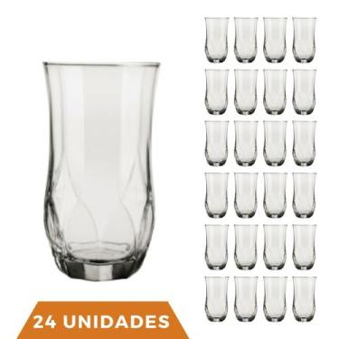Imagem de Jogo 24 Copos Ópera Transparente Redondo 360ml Durável Nadir - NADIR F