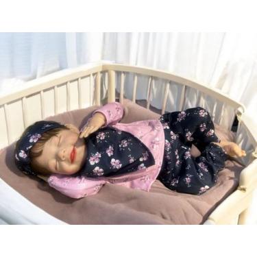 Imagem de Boneca Bebê Reborn Super Realista Laura Silicone - Real Baby Dolls