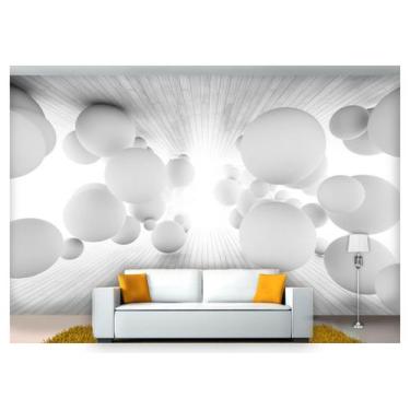 Imagem de Papel De Parede Profundidade Bolas Arte Chão 3D At50 - Você Decora