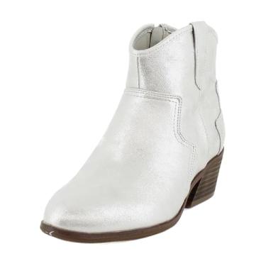 Imagem de Dr. Scholl's Bota feminina Lasso Western, Prata, 41