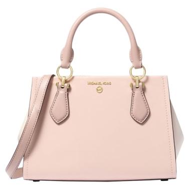 Imagem de Michael Kors Bolsa transversal pequena Marilyn, Rosa macio/creme claro/caramelo, One Size