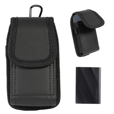 Imagem de Covthch Capa coldre compatível com Samsung T7 Shield SSD portátil 1TB 2TB 4TB/Samsung T9 SSD portátil 1TB 2TB 4TB, bolsa protetora para viagem (apenas capa)