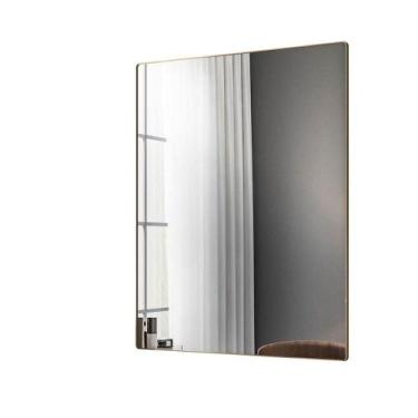 Imagem de Espelho Decorativo Star Com Moldura Dourado - Black House Decor