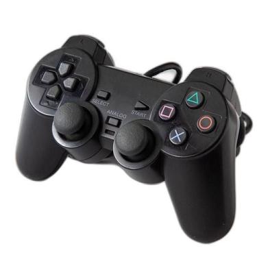 Imagem de Controle De Vídeo Game Ps2 Dualshock Joystick Com Fio - Aquilae