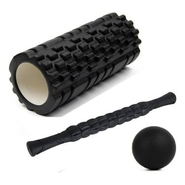 Imagem de 2X Bastão E Rolo E Bola Liberação Miofascial Massagem Foam R