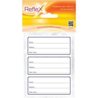Imagem de Etiqueta Escolar Pautada Azul P 35X80CM - Reflex