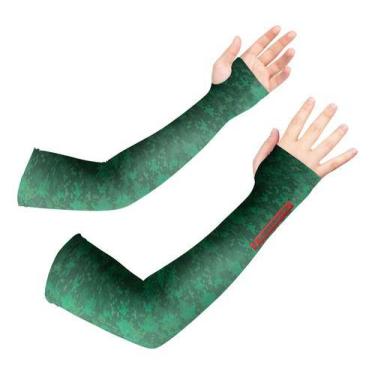 Imagem de Manguito Infantil Proteção Uv50 Futebol Esportes Tempestal, Camuflado 