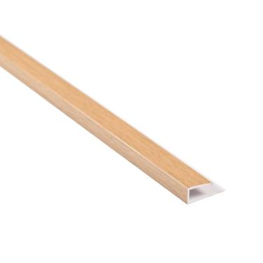 Imagem de Perfil de Acabamento U para Forro Vinílico Caixa com 11,8 Metros Barras de 295cm Belplast - caixa com 11,8 Unidade - Carvalho Europeu