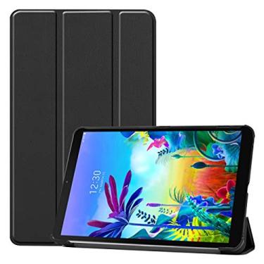 Imagem de Gylint Capa LG G Pad 5 10.1, capa inteligente com suporte triplo e leve para tablet LG G Pad 5 de 10,1 polegadas, versão 2019, modelo: LM-T600L, T600L preta