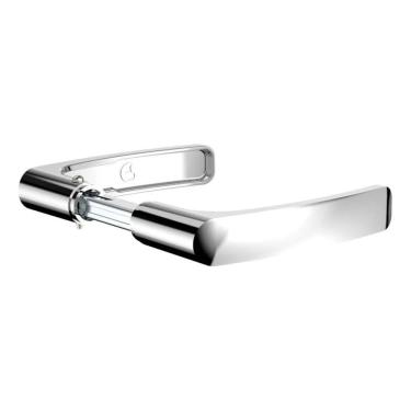 Imagem de Maçaneta Avulsa Fechadura Soprano Pali Cromada Cor Inox