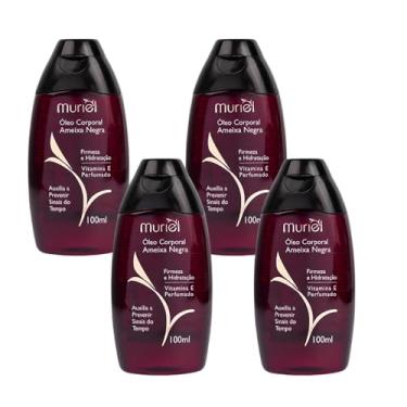 Imagem de Kit 4 Óleo Corporal Ameixa Negra Muriel - 100ml