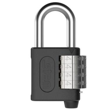 Imagem de Cadeado De Zamac Com Segredo Preto Fosco 40mm - 57504 - Stam