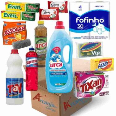 Imagem de Cesta Básica Produtos de Limpeza e Higiêne Doação Empresa - Arcanjo Mi