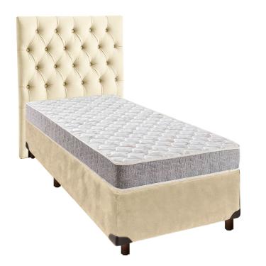 Imagem de Kit Cabeceira + Cama Box  + Colchão Solteiro D23 D23 Inducol