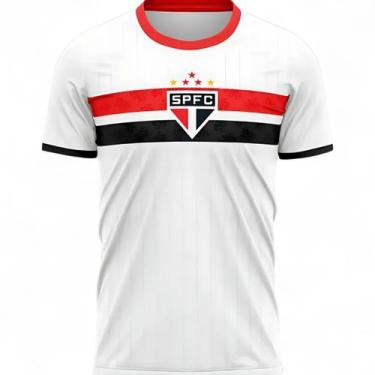 Imagem de Camisa São Paulo Masculina Stencil Oficial Licenciada - BRAZILINE, Bra