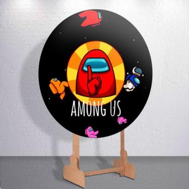 Imagem de Capa para painel Us Game Among decoração festa infantil Menino tamanho