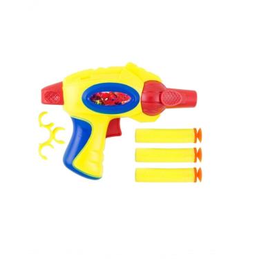 Imagem de Pistola Lança Dardos De Espuma Do Homem Aranha Com 3 Dardos