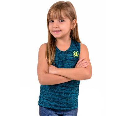 Imagem de Regata Esporte Legal Infantil Rajada Plank Feminina