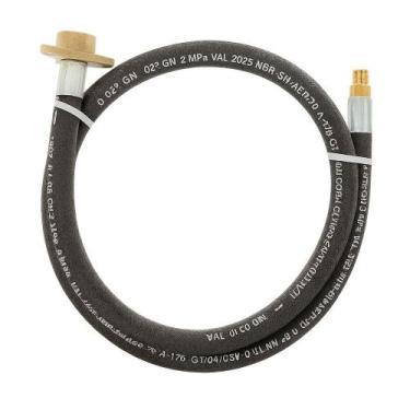Imagem de Mangueira de Botijão de Gás 1000 mm P-45 Liquigás - JP FLEXIVEL, 1