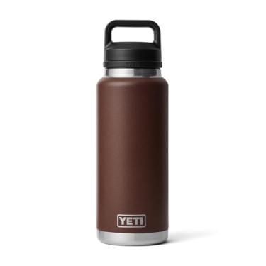 Imagem de YETI Garrafa Rambler de 1,020 g, isolada a vácuo, aço inoxidável com tampa Chug, Wetlands Brown