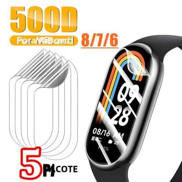 Imagem de Película Protetora de Hidrogel para Xiaomi Mi Band 8/7/6/5/4/3 - Alta 