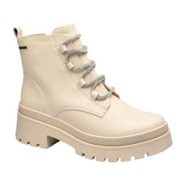 Imagem de Bota Dakota G9861 Coturno Cadarço Brilho Tratorado Ziper Feminino-Feminino