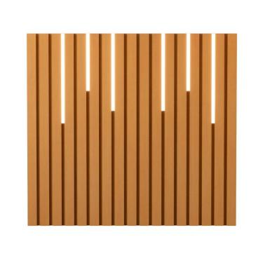 Imagem de Cabeceira Ripada Cama De Solteiro Com Led Nagoia Nature