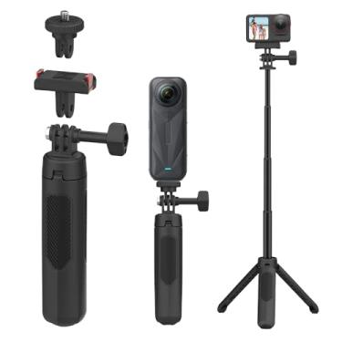 Imagem de NEOSOU Mini tripé de 40 cm com suporte magnético para DJI Osmo Action 5 Pro 4 3 Osmo 360, haste de extensão, cabo de selfie, monopé para GoPro Insta360 Ace Pro 2 X5 X4 X3 GO 3S