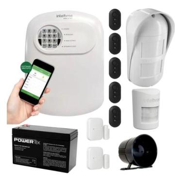 Imagem de Kit Central De Alarme Sensores Magnético E Presença Pet - INTELBRAS