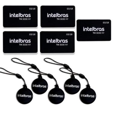 Imagem de Kit 5 Etiquetas Adesivas Th 3030 C/ 5 Tag Xid 1000 Intelbras