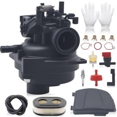 Imagem de Carburador de 2800 PSI compatível com lavadora de pressão Craftsman B&S 104M020126F1 725 163cc com kit de tampa de filtro de ar