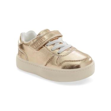 Imagem de Carter's Tênis infantil unissex Miriam, Dourado, 10 Little Kid