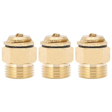 Imagem de Estink 3 PCS Bico de Aspersão de Cobre G1/2 Bico de Irrigação Refratário Ajustável Micro Aspersor Nebulizador Fino para Irrigação de Jardim Regagem de Gramado Flores Vegetais Com Alta