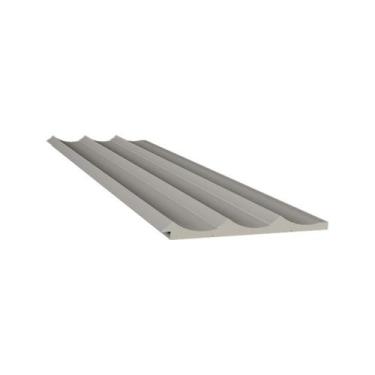 Imagem de Painel Waves de Poliestireno Santa Luzia 280cmX15,5cmX1,5cm, Cinza Gla
