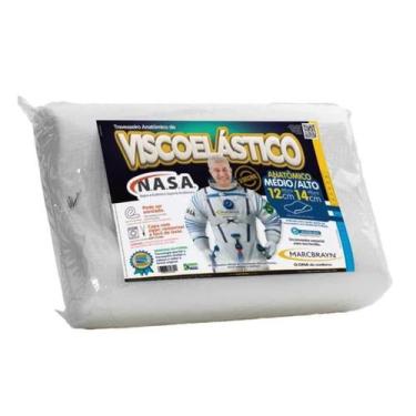 Imagem de Travesseiro Nasa Cervical Anatômico Marcbrayn - Duas Alturas 12-14cm C