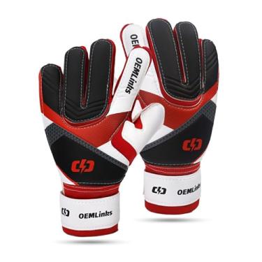 Imagem de Luvas de goleiro de futebol de látex Luvas de goleiro de futebol com punhos fortes para adultos