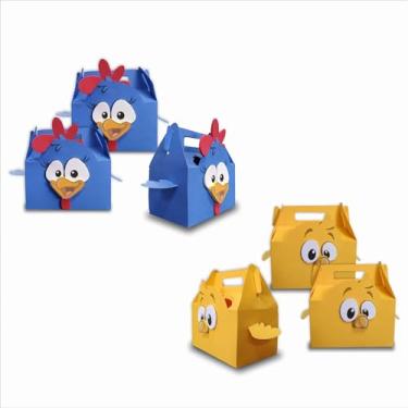 Imagem de Caixinha Surpresa Lembrancinha Galinha Pintadinha - 06 unid