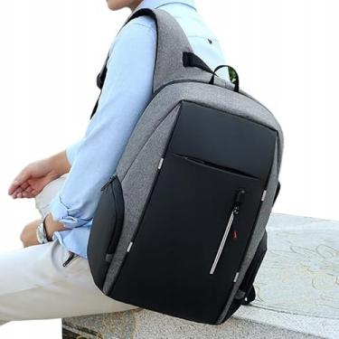 Imagem de Mochila Moderna com Porta USB e Compartimento Acolchoado | Perfeita para Viagens, Estudos e Escritório | First Brasil