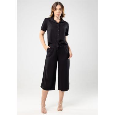 Imagem de Calça Pau a Pique Pantacourt Preto