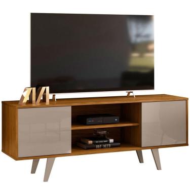 Imagem de Rack Bancada Para Tv 55 Polegadas Líbano Fendi-naturale