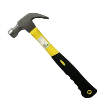 Imagem de Martelo Unha Profissional Cabo Emborrachado Cabeça 27mm Ferramenta Portátil